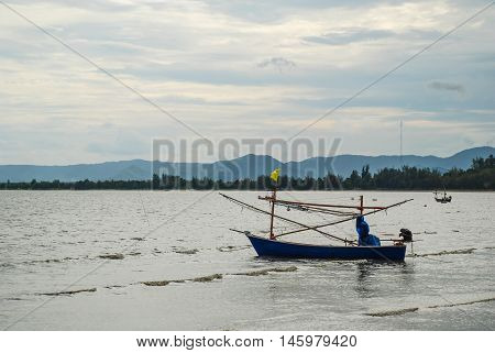 Fishing boat, Hua Hin, Prachuap khiri khan, Thailand