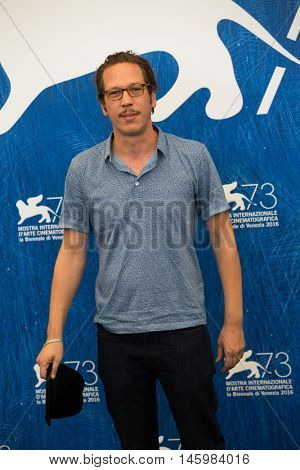 Reda Kateb at the photocall for Les beaux jours d'aranjuez at the 2016 Venice Film Festival.
September 1, 2016  Venice, Italy
