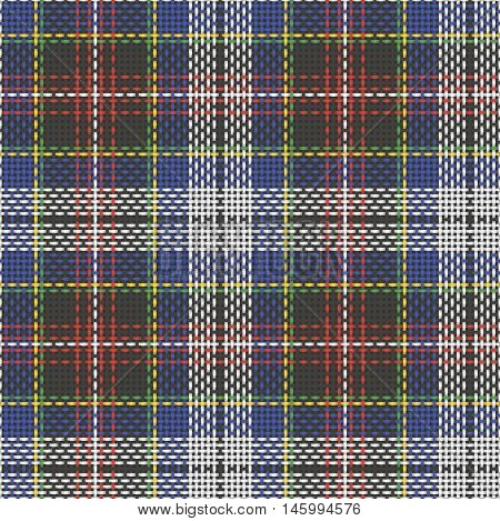 Seamless  Scottish Squared Cloth Background