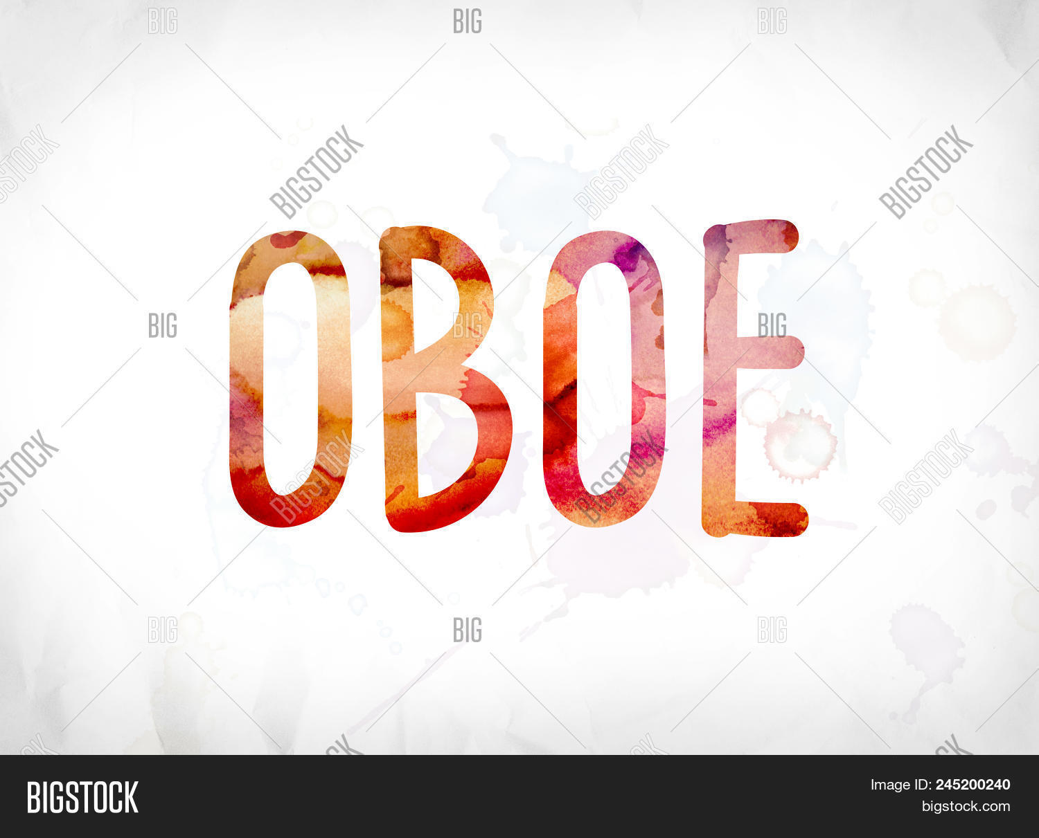Word Oboe Concept Image & Photo (Free Trial) Bigstock
