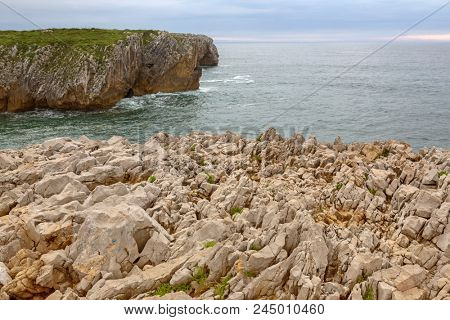 Bufones de Arenillas in the cost of Asturias, north of Spain