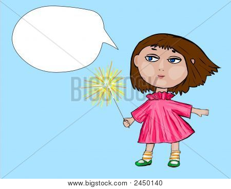 Réfléchis petite fille