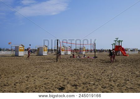 09 June 2018-caorle-italy-caorle Beach, Beautiful Venetian City,italy