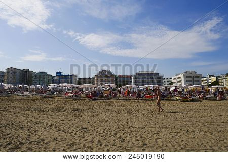 09 June 2018-caorle-italy-caorle Beach, Beautiful Venetian City,italy