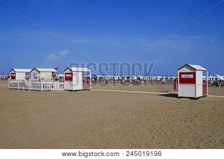 09 June 2018-caorle-italy-caorle Beach, Beautiful Venetian City,italy