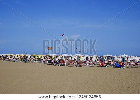 09 June 2018-caorle-italy-caorle Beach, Beautiful Venetian City,italy