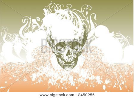 Alien Skull Illustration
