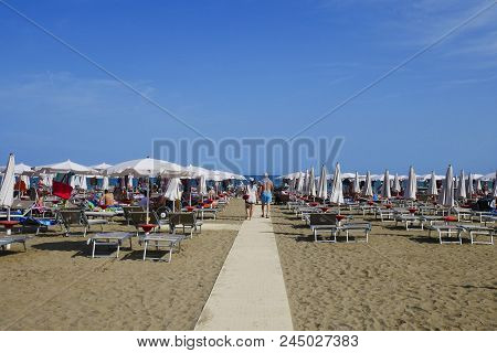 09 June 2018-caorle-italy-caorle Beach, Beautiful Venetian City,italy