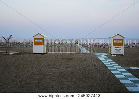 09 June 2018-caorle-italy-caorle Beach, Beautiful Venetian City,italy