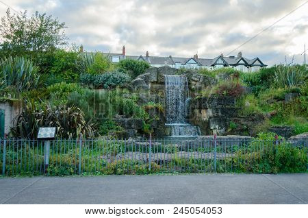 The Rockwork Water Cascade Located At The Terrace, South Marine Park, Sea Road, South Shields