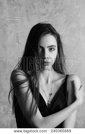 Shy Girl. Woman Girl Image & Photo (Free Trial) | Bigstock