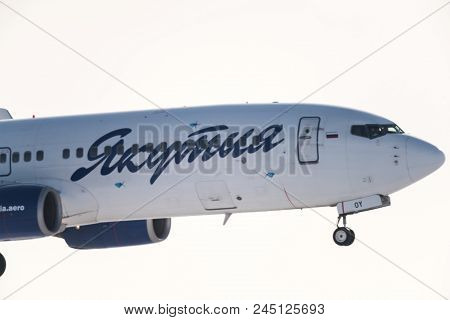Boeing 737-85F Vq-boy Of The Yakutia Airlines