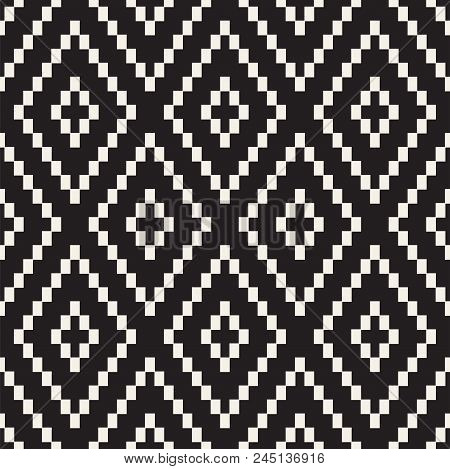 Seamless Surface Geometric Design. Repeating Tiles Ornament Background. Vector Shapes Pattern