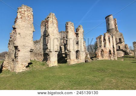 Ruins Of Zviretice Castle. Zviretice Castle, Czech Republic