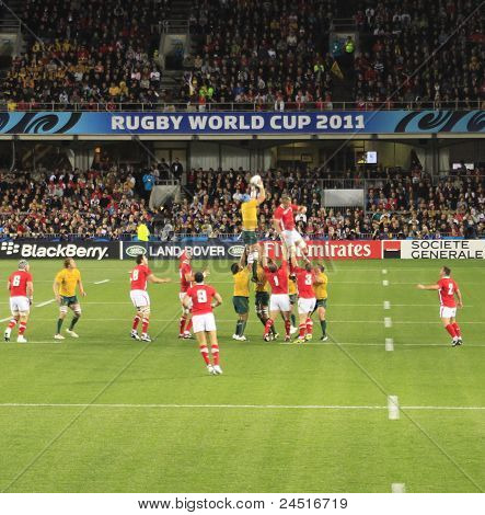 Rugby World Cup 2011 Australien Versus Wales