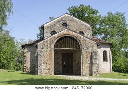 The Archeological Area Of Castelseprio (varese, Lombardy, Italy): Ruins Of A Village Destroyed In Th