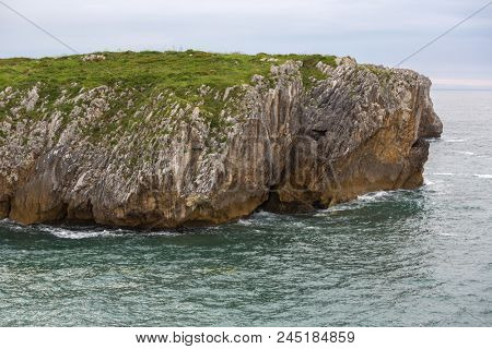 Bufones de Arenillas in the cost of Asturias, north of Spain