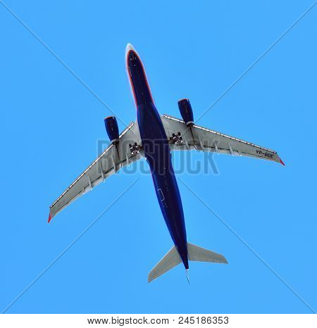 Sheremetyevo, Russia - May 16. 2018. Airbus A330 Of An Airline Aeroflot