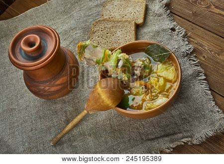 Kapusta - Belarusian Cabbage Soup , Close Up