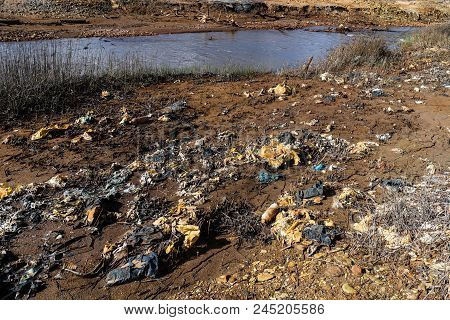 Factory Pipe Polluting Air, Environmental Problems, Ecology Theme, The Smoke From The Chimneys