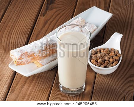 Horchata
Horchata Is A Drink, Made With The Juice Of Tigernuts And Sugar.  Native From Valencia - Sp