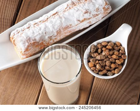 Horchata
Horchata Is A Drink, Made With The Juice Of Tigernuts And Sugar.  Native From Valencia - Sp