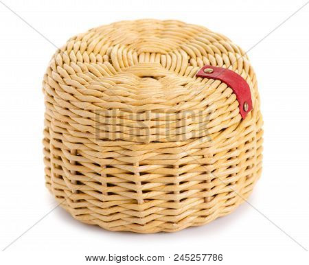 Casket Of A Vine On White Background Isolation