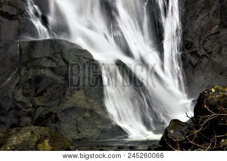 Bottom Of Aber Falls ,snowdonia, North Wales