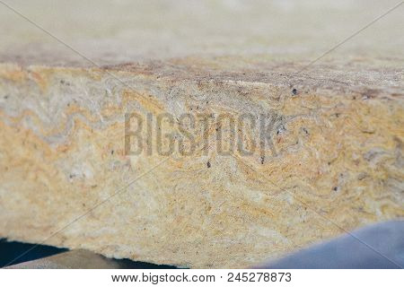The Texture Of Mineral Wool For Insulating The Walls