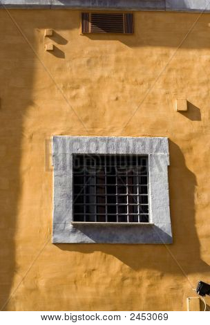 Vieux mur à Rome