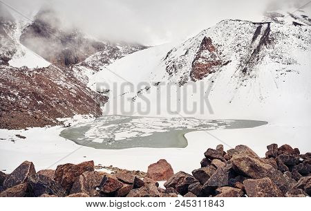 Snowy Mountain Lake