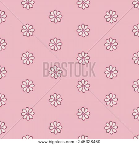 Vector Floral Uros, Seamless Pattern.rose Delicate Flowers