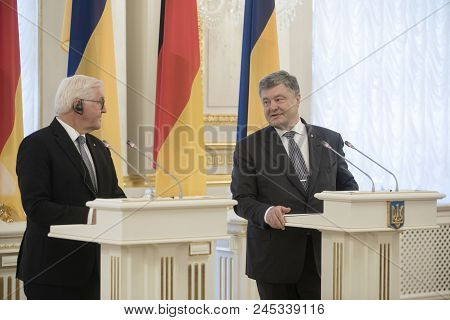 Petro Poroshenko And Frank-walter Steinmeier