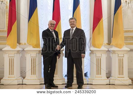Petro Poroshenko And Frank-walter Steinmeier