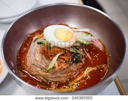 Naengmyeon - Buckwheat Cold Noodles - Korean