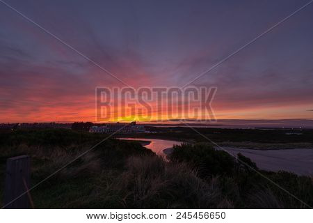 Sunrise Taken From Pickering Point Near Warrnambool Victoria Australia