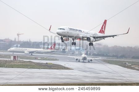 Airplane Landing To Airport