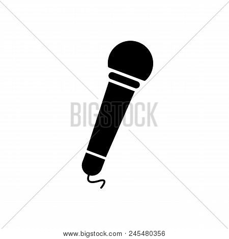 Modern Microphone, Modern Design, White Background Vector