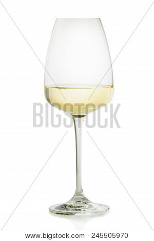 A Glass Of White Wine.
