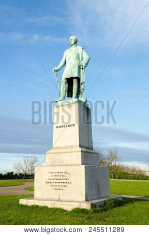 General Henry Havelock Statue (1795-1857), Situated In Mowbray Park, Sunderland, Tyne & Wear