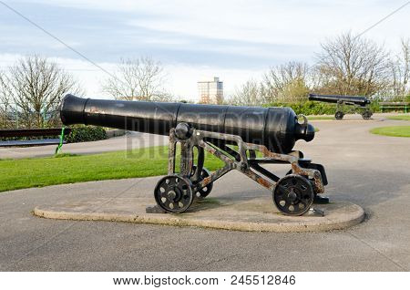 Sebastopol Replica Cannon, Located In Mowbray Park, Sunderland, Tyne & Wear