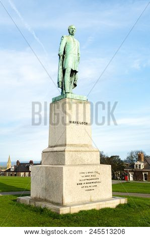 General Henry Havelock Statue (1795-1857), Situated In Mowbray Park, Sunderland, Tyne & Wear