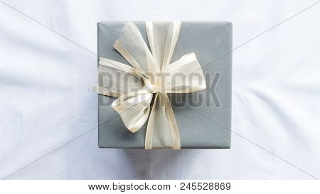 Gift Happy Box For Surprise On White Color Background