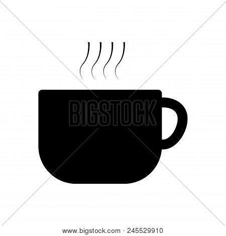 Coffee Cup Modern Vector Drawing Draft Flat