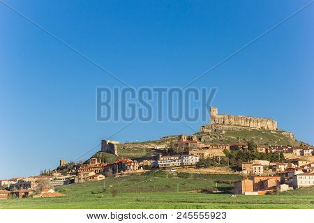 Castle On Top Of The Hill In Atienza, Spain