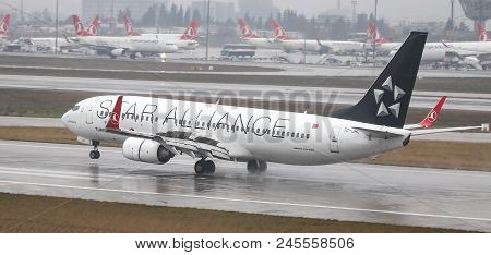 Airplane Landing To Airport