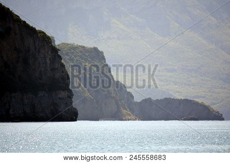 Landscape Of The Majestic Mountains Of Serbia And The Sea.