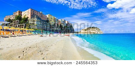 Best beaches of Italy and beautiful town- Tropea in Calabria