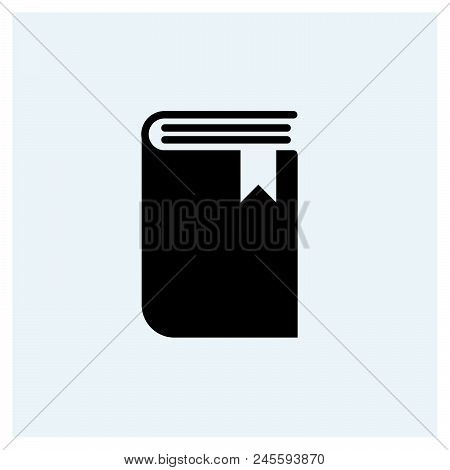 Bookmark Book Icon Vector Icon On White Background. Bookmark Book Icon Modern Icon For Graphic And W