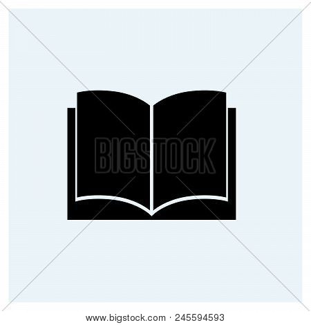 Open Book Icon Vector Icon On White Background. Open Book Icon Modern Icon For Graphic And Web Desig